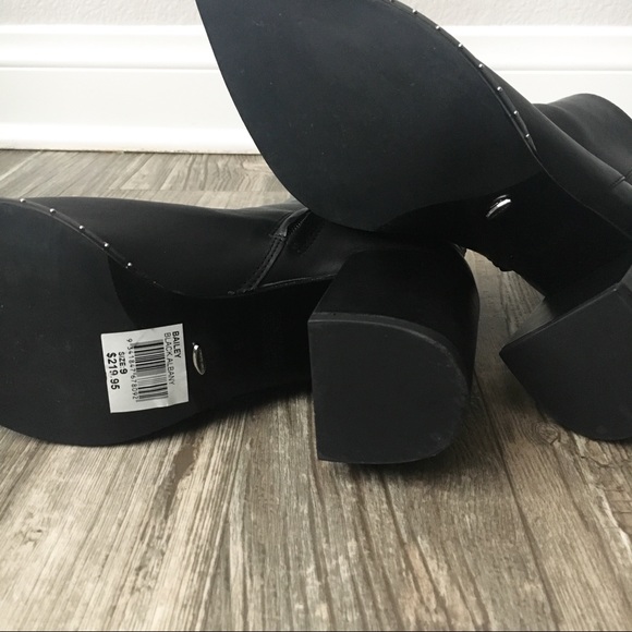 bailey black albany ankle boots